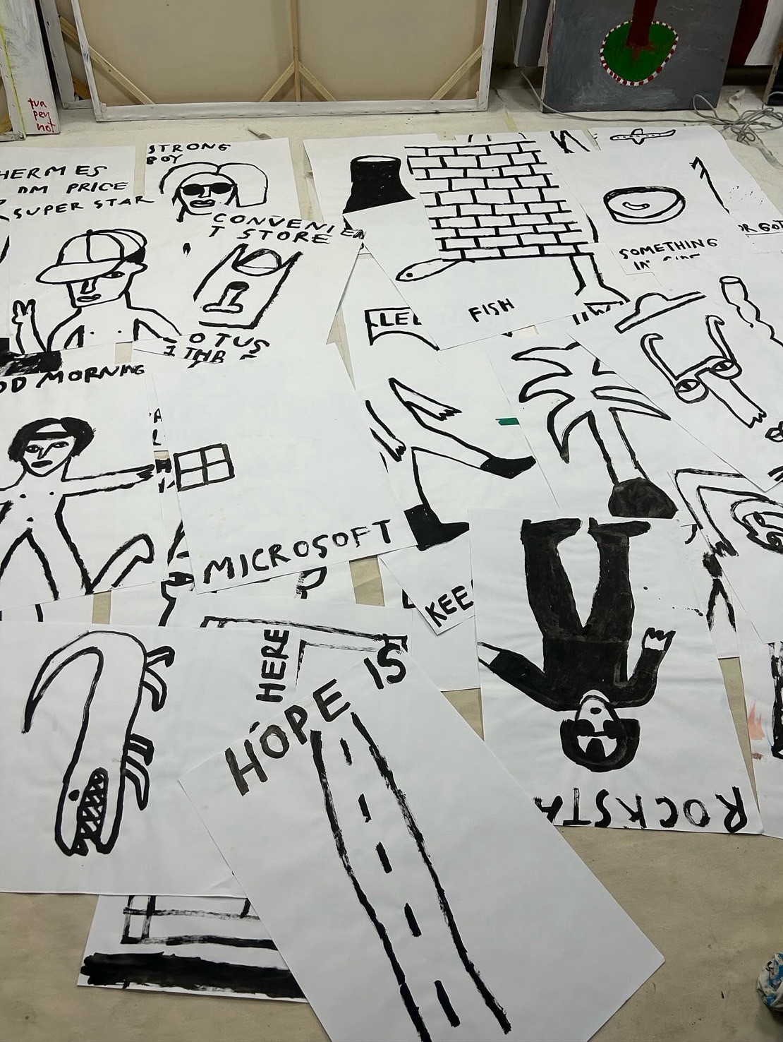 Studio Floor (Sketches I)