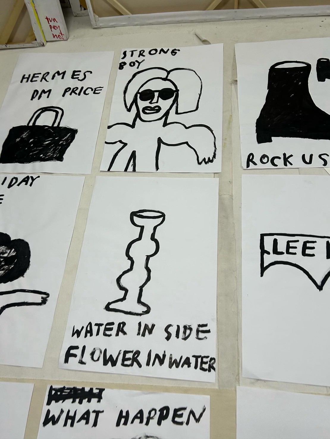 Studio Floor (Sketches II)